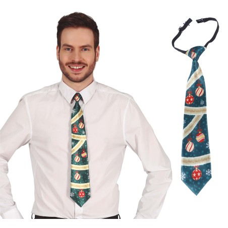 Corbata bolas de navidad graciosa para navidad 45 cm-Tus disfraces