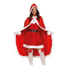 Capa Mama noel para mujer adulto-Tus disfraces baratos