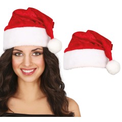 Gorro de papa noel deluxe alta calidad adulto-Gorros online