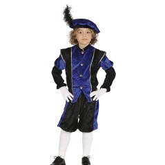 Disfraz paje de rey azul para niño tallas
