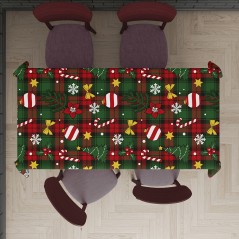 Mantel navidad candy 137x274 cm-Tus disfraces