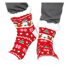 Calcetines termicos navideños reno talla unica-Tus disfraces