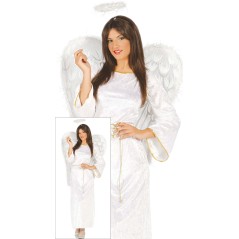 Disfraz angel blanco adulto talla xl 46-48-Tus Disfraces Baratos