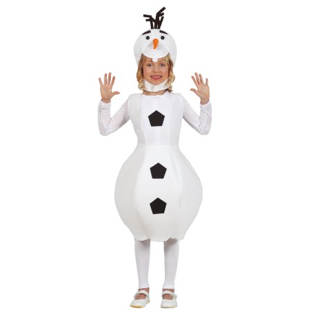 Disfraz muñeco de nieve para niño