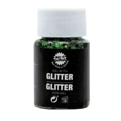Purpurina en gel escarcha verde para la piel 8434077150085 15008