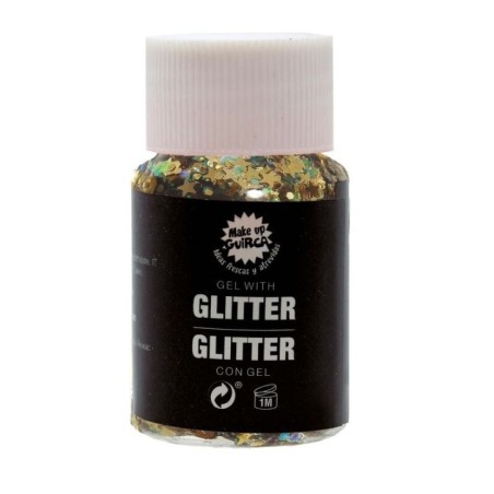 Purpurina en gel escarcha oropara la piel 8434077158043 15804