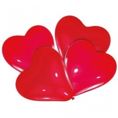 Globos corazon rojo 10 uds 40 cm 13051527877 998162