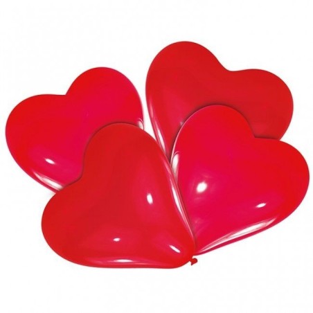 Globos corazon rojo 10 uds 40 cm 13051527877 998162