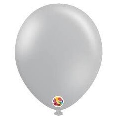 Globos gris 50 uds 30 cm Ballonia