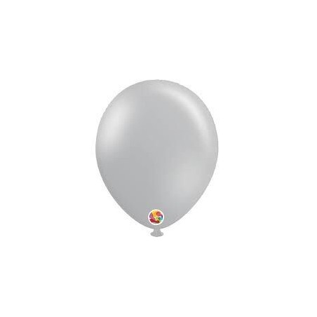 Globos gris 50 uds 30 cm Ballonia