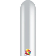 Globos plata metal modelar 5x150 cm 50 uds Ballonia