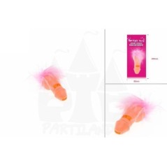 Silbato pito con plumas para despedidas 8433584155859 15585