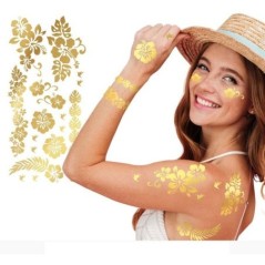 Tattoos oro flores hippie 8434077158449 15844
