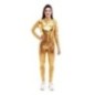 Mono o buzo oro metalico mujer talla M