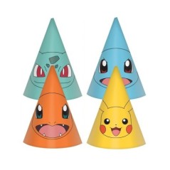 Gorros cumpleanos Pokemon 8 uds 194099127004 9917126