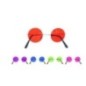 Gafas hippie o Lenon colores surtidos 1 ud