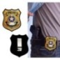 Placa de policia para el cinturon
