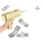 Pistola de billetes con 100 cambios money gun