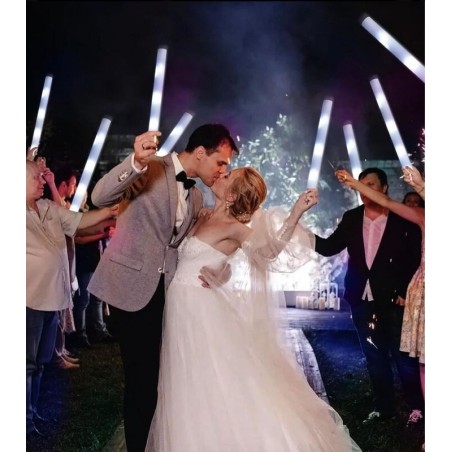 Palo de espuma luz led blanca bodas y eventos 8433584956944 95694