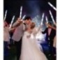 Palo de espuma luz led blanca bodas y eventos