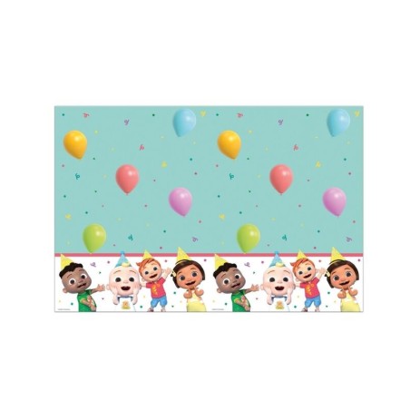 Mantel Cocomelon cumpleaños 120x140 cm