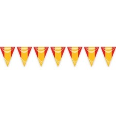 Bandera triangular España 25 mt 20x30 cm