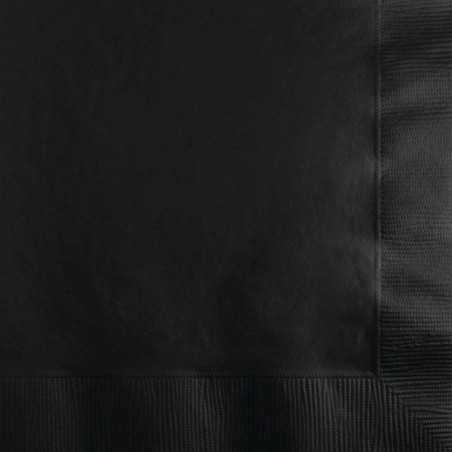 Servilletas negras 20 uds 33 cm