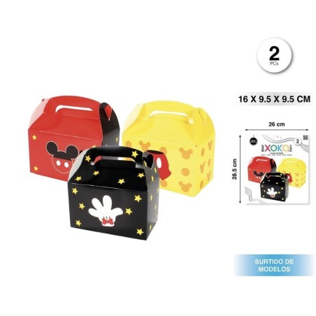 CajasRaton mickey 2 uds colores surtidos 16 cm 8433584590193 59019