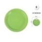 Platos verdes 6 uds 18 cm