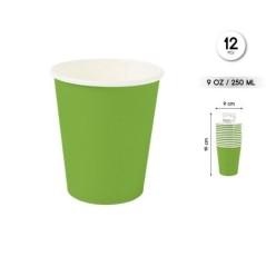Vasos verdes 12 uds 8433584597727 59772