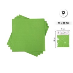 Servilletas verdes 12 uds 33 cm 8433584597734 59773