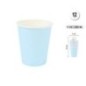 Vasos azul pastel 12 uds