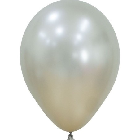 Globo Latex R12 Sempertex Silk Perla 30cm En Bolsa De 50 Unidades