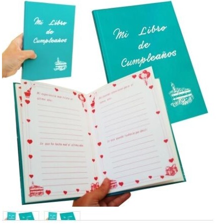 Libro firmas de cumpleaños