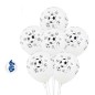 Globos balones de futbol latex 6 uds 30 cm