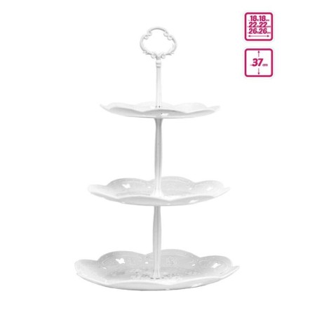 Expositor plastico duro redondo 3 niveles 26+22+18cm h37cm 8447196315112 31511