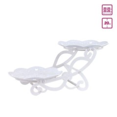 Expositor plastico duro 2 bandejas 22cm h20cm 8447196315136 31513