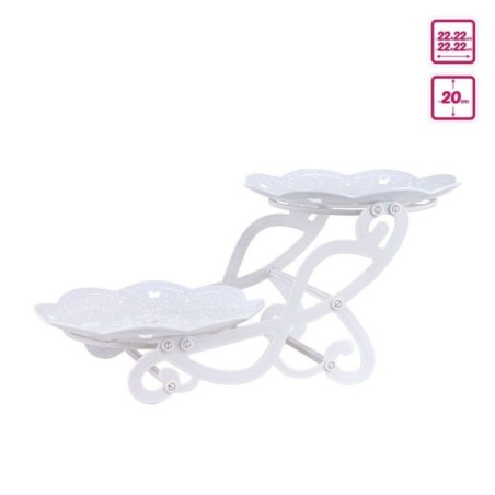 Expositor plastico duro 2 bandejas 22cm h20cm 8447196315136 31513