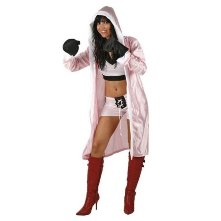 Disfraz boxeadora rosa mujer talla unica ML 8422562046784 4678
