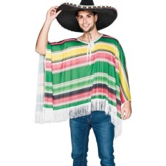 Poncho mejicano adulto talla ML 8423667110806 706471
