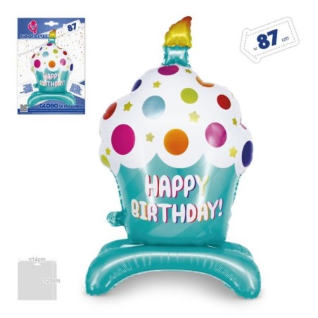 Globo cumpleanos pastel 87 cm aire 8435127170275 17027