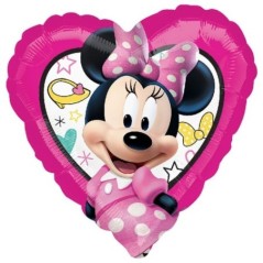 Globo minnie mouse corazon rosa para helio o aire 26635362351 3623501