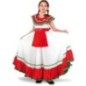 Disfraz Mejicana niña talla 7-9 años