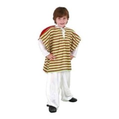 Disfraz mejicano poncho infantil 8422562050224 5022