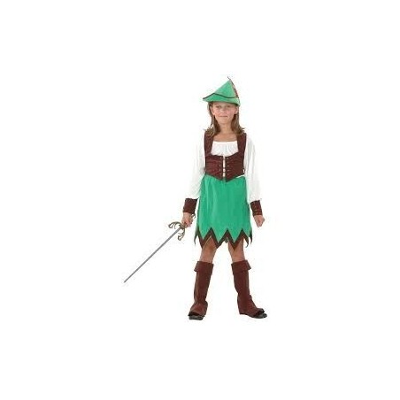 Disfraz Robin Hood medieval nina 8422562366134 36613