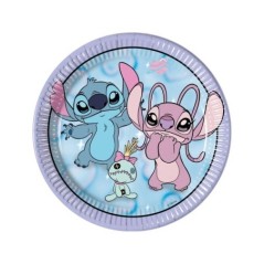 Platos Stich y Angel 8 uds 23 cm cumpleanos 5201184987803 98780