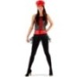 Disfraz motera madamme red talla L-XL 40-42