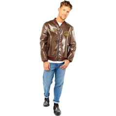 Chaqueta bomber marron piloto avion talla L hombre 194099008167 9907042