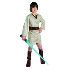 Disfraz Obi Wan Kenobi con sable laser infantil 3527079078657 156634 L