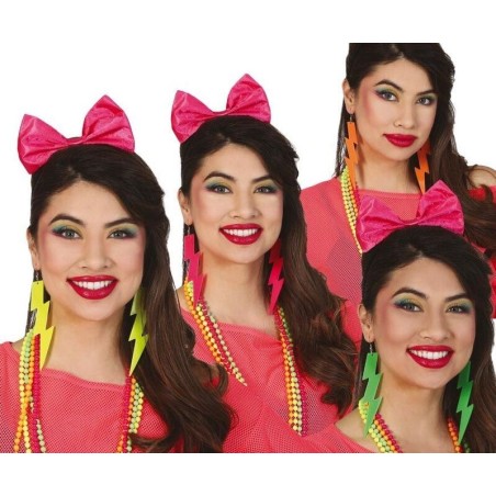 Pendientes rayos colores surtidos anos 80 8434077189573 18957
